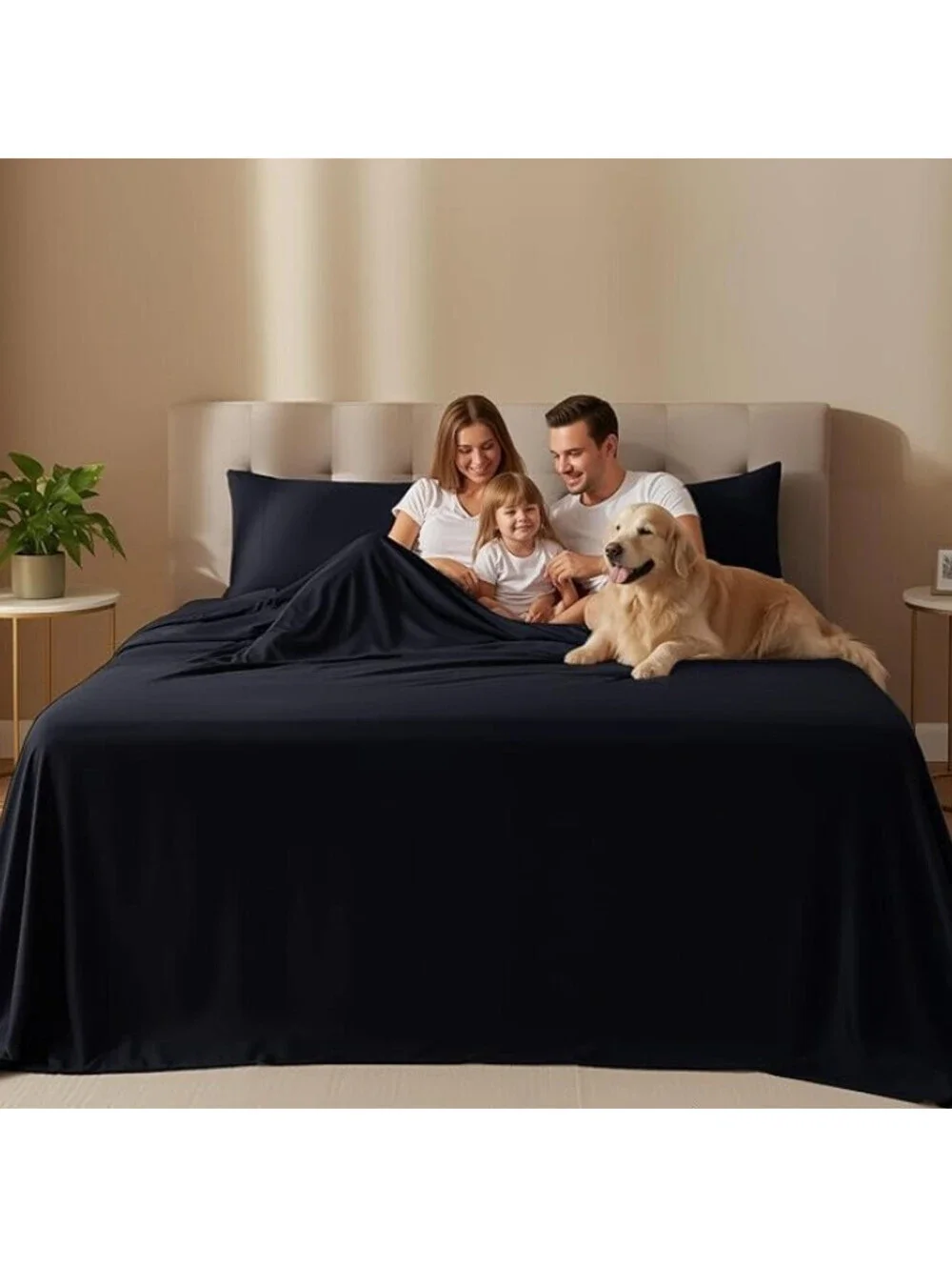 Utopia Bedding Twin Sheet Set 3PC Black Microfiber Soft Deep Pocket Oeko-Tex
